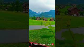 📍Giswil Switzerland 🇨🇭switzerland nature travel luzerne mountains relax [upl. by Yelra]