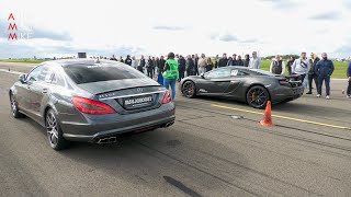 750HP Mercedes CLS63 AMG vs 750HP Rrahmani McLaren 650S [upl. by Oliviero450]