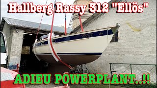 HallbergRassy 312 quotEllösquot ADIEU POWERPLANT DIY BOAT [upl. by Orlene]