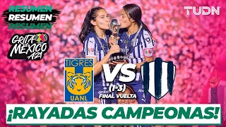 Resumen y goles  Tigres 13 Rayadas  Grita México BBVA Femenil 2021 Final  TUDN [upl. by Three249]