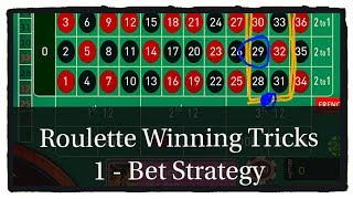 1  Bet Strategy  Online Casino roulette tricks [upl. by Irbua]