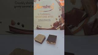 THORNTONS CARAMEL SHORTCAKE BITES caramel shortcake treats shorts thorntons [upl. by Eikcin]