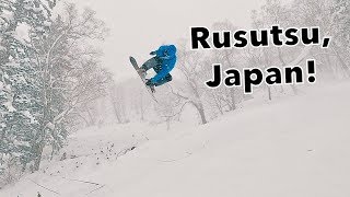 Snowboarding BLOWER POW at Rusutsu Japan 2020 [upl. by Gnos]