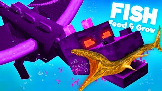 NEW MINECRAFT MONSTERS In Feed amp Grow Fish [upl. by Lamson]