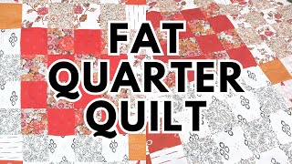 Free Quilt Pattern  Fat Quarter Quilt Pattern  Sixteen Patch Quilt Pattern  Easy Quilt Pattern [upl. by Christmas]