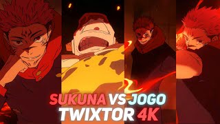 sukuna vs jogo twixtor clips for edit 4k no cc [upl. by Gniw]