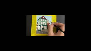 Town House art timelapse germany [upl. by Petulah]