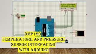 BMP180 Pressure Sensor Interfacing with Arduino Uno  BMP180 Temp Pressure Sensor [upl. by Assin580]