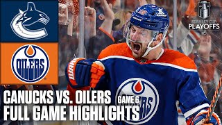 2nd Round Vancouver Canucks vs Edmonton Oilers Game 6  Full Game Highlights [upl. by Tom483]