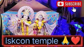 Prayagraj Iskcon Temple 🙏🌺  Radhe Krishna Temple 🙏  Iskcon Temple ❤️🌺 [upl. by Arnold569]