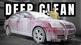 Toyota Avensis Deep Cleaning  Car Detailing [upl. by Aurilia]