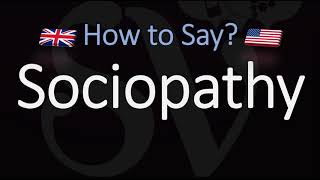 How to Pronounce Sociopathy CORRECTLY American amp British English Pronunciation [upl. by Odanref]