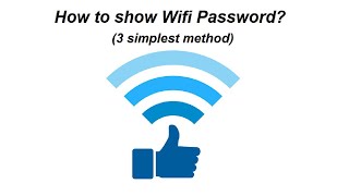 How to show Wifi Password 3 simplest method [upl. by Spancake]