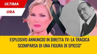 Emozioni in diretta su Canale 5 Federica Panicucci e Francesco Vecchi scossi da una tragica notizia [upl. by Ailedroc]