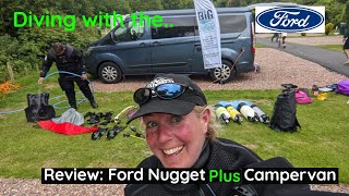 Ford Nugget PLUS Campervan Review¦2022 UK version¦ BiG Scuba Diving Campervan review [upl. by Brill222]