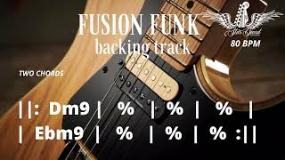 Backing Track Fusion Funk Two Chords in Dm [upl. by Nywloc]