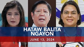 UNTV Hataw Balita Ngayon  June 13 2024 [upl. by Bart]