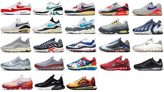 History Of Nike AIR MAX Evolution Original to Now [upl. by Enneillij]