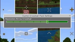 How To Get Custom Crosshairs In Minecraft PE 143 [upl. by Anitnegra]