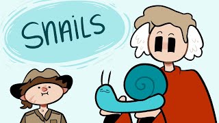 Grian helps the snails escape ore mountain  Hermitcraft Animatic [upl. by Hcib]