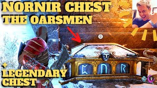 God of War Ragnarok  Nornir Chest The Oarsmen Legendary Sigruns Curse Shores of Nine Midgard [upl. by Orbadiah]