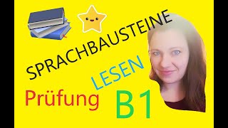 Prüfung B1 LESEN und SPRACHBAUSTEINE⚠️ Schaffst du es [upl. by Llenrev]