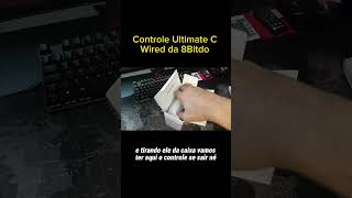 Controle Ultimate C Wired da 8Bitdo  Unboxing [upl. by Lachus]