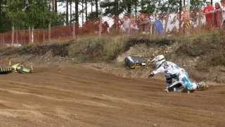 MxInAction  Robin Norblad krasch  Finspång SM [upl. by Niatsirt]