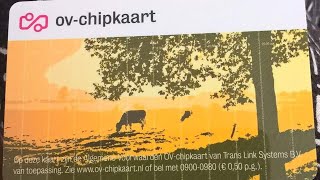 OV chipkaart Netherlands public transport card  Buying  Recharge  Benefit  Usage  ov chipcard [upl. by Aikimat784]