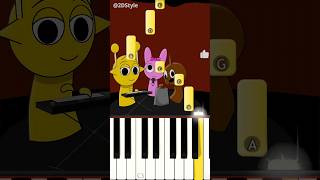 Music group Animation Sprunki 2DStyle  Piano Cover [upl. by Casilde]