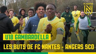 U18  Gambardella  les buts de FC Nantes  Angers SCO 32 [upl. by Heather]