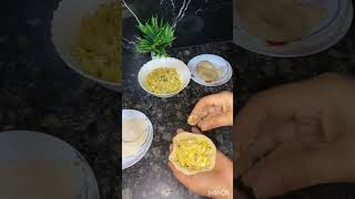 Sweetcorn amp cheese parantha food chesse sweetcorn  recipe cooking [upl. by Ahseit]