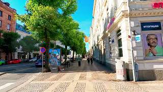 Gothenburg Sweden walk from Stora Teatern to Västra Hamngatan 4k [upl. by Jabon]