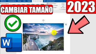 ✅Como modificar el tamaño de una imagen en word [upl. by Anivlek]
