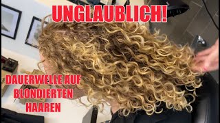 SPIRALWELLE AUF BLONDIERTEN HAAREN EINE GUTE IDEE SEHENSWERT [upl. by Kinnard35]