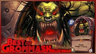 Hearthstone Best of Grommash Hellscream  Funny and lucky Rng Moments [upl. by Flan]