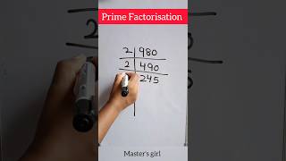 Prime Factorisation trick maths mathematics tricks [upl. by Noslrac751]