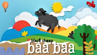 Baa Baa Black Sheep Song  Nursery Rhymes amp Kids Songs KK kakes [upl. by Seniag]