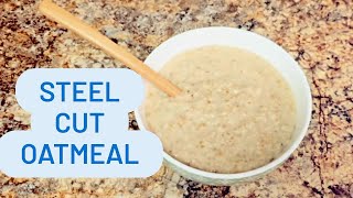 How to cook Steel Cut Oats Jamaican Style [upl. by Zebadiah]