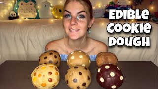 COOKIE DOUGH MUKBANG Vegan [upl. by Airemahs]