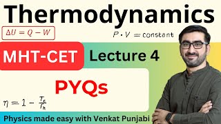 Full Course  MHTCET  Physics  Chapter 4  Thermodynamics  Lecture 4 [upl. by Digdirb]