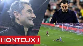 Le Barça ÉLIMINÉ  Ernesto Valverde achève Xavi Atletic Bilbao 24 Barça [upl. by Norine]