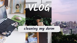 Organizing my CU iHouse dorm room Chulalongkorn university VLOG  My Diary（￣︶￣）↗🧹 [upl. by Hodgkinson]