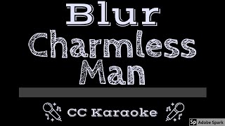 Blur • Charmless Man CC Karaoke Instrumental Lyrics [upl. by Gaddi]