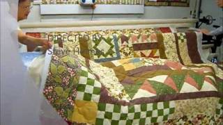 Gammill Longarm Quilting Demonstration [upl. by Suoirad3]