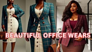 CLASSIC OFFICE WEARS FOR WORKING CLASS LADIES [upl. by Nanete]