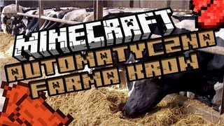 Minecraft Najlepsza automatyczna farma krów [upl. by Ennovaj452]