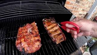 How to smoke then grill ribs [upl. by Uriah]