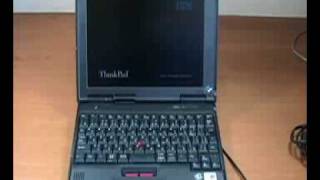 SSD搭載ThinkPad 240XのWindows2000起動 [upl. by Dnomsaj]