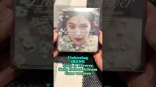 Unboxing Red Velvet Irene  Like A Flower solo debut album Case version [upl. by Kamillah]